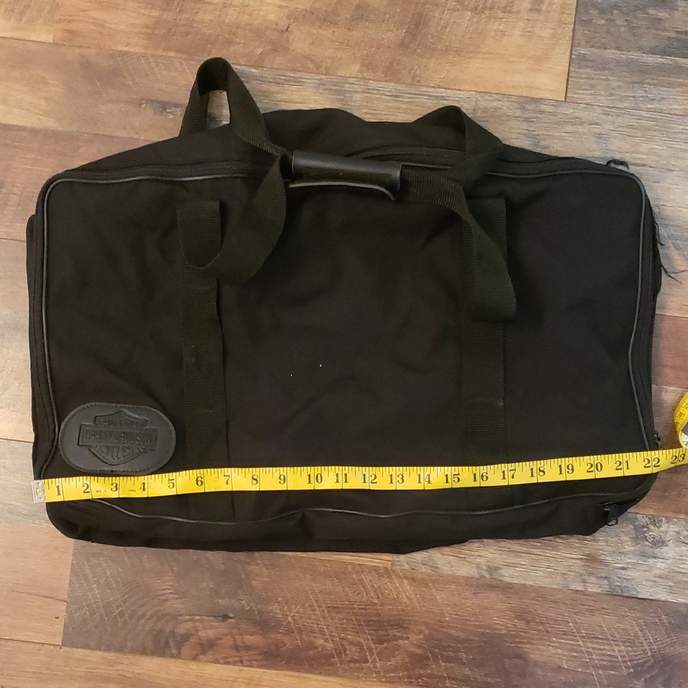 Harley Davidson Black Travel Duffel Bag